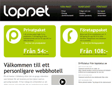 Tablet Screenshot of lopnet.se